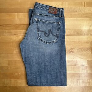 Vintage Adriano Goldshmied Jeans 33x32 Zip Fly Denim Made in USA